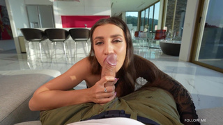 Развратный бонус: кончил в мокрую киску без защиты