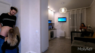 Жаркая измена с женой друга – жесткий трах за спиной