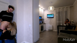 Жаркая измена с женой друга – жесткий трах за спиной