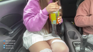 Возбуждающий мастурбационный клип с брюнеткой в nylon