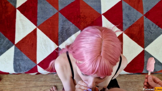 Экстремальное удовольствие: мороженый хуй и жесткий трах в попку