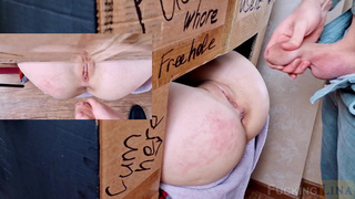 Дерзкий русский глорихол: жесткое трахание в неожиданном месте