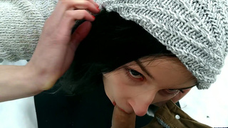 023 Cold Public Blowjob ¦ POV, Cumshot, Facial_Laruna_Mave_1080p.mp4