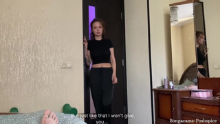 Сосед унижает, но денег не дает – жесткий секс с унижением и властью