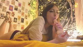 RP POV STEP SISTER LEARNING TO SUCK COCK BEFORE STEP BROTHER'S BIRTHDAY - YourSofia.mp4