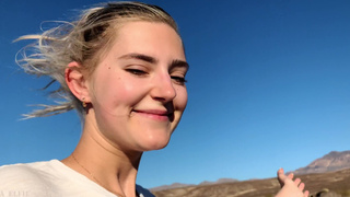 Развратная поездка в Лас-Вегас – отчаянный минет и жесткая ебля в машине