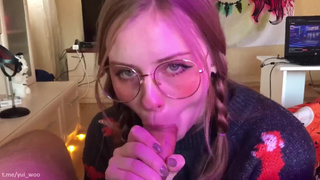 Шаловливые игры с милашкой и финальный кремпай