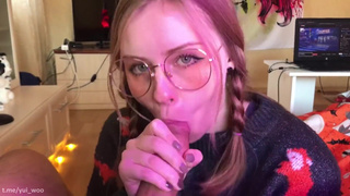 Шаловливые игры с милашкой и финальный кремпай