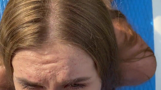 Real meeting at the lake, people saw us cum on our face.mp4