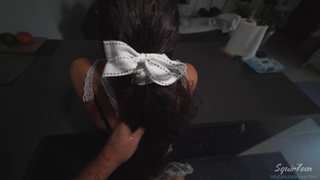 Измена жене с горячей горничной — грязный секс в отеле