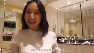 Страстная ночь с азиаткой и развратный камшот