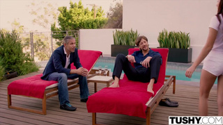 Экстремальный групповой секс – двойное проникновение и яркий оргазм