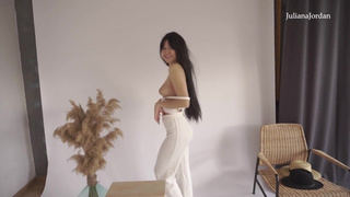 Сочный минет с страстным финалом в рот