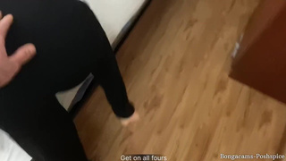 Сочная развратница в деле: отсос с угрозами