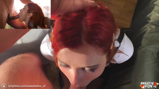 Sweetie Fox - [PH] - [2024] - Sexy Redhead Schoolgirl Fantastic Blowjob Cock to Facial after College.mp4