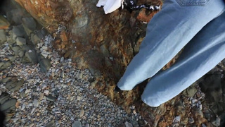 Крымские страсти: трах на пляже, пока никто не видит