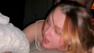 Возбужденная пизда залита спермой — экстаз и конча на разрыв