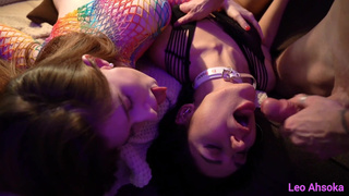 Двойное удовольствие с Лео и жгучей Перл