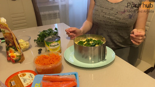 Сочный праздничный салатик от мачехи – развратный кулинарный мастер-класс