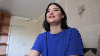 Настоящая подруга знает, чем угодить – горячий минет с заглотом