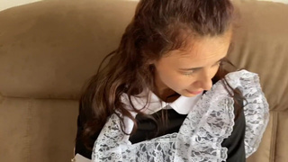 Развратный урок: жесткий анал с двоечницей после школы