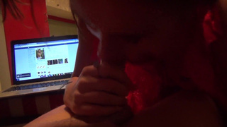 Катя Рич в деле – сочный отсос и страстный минет