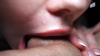 blowjob close-up, she licked my balls.mp4